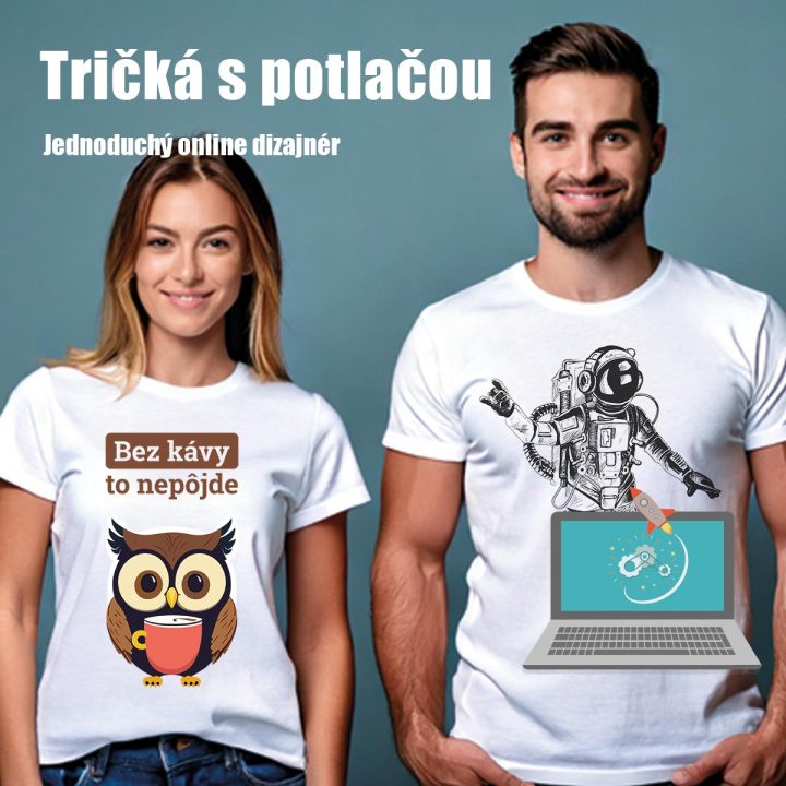 Tričko s vlastnou potlačou  - bkstudio.sk