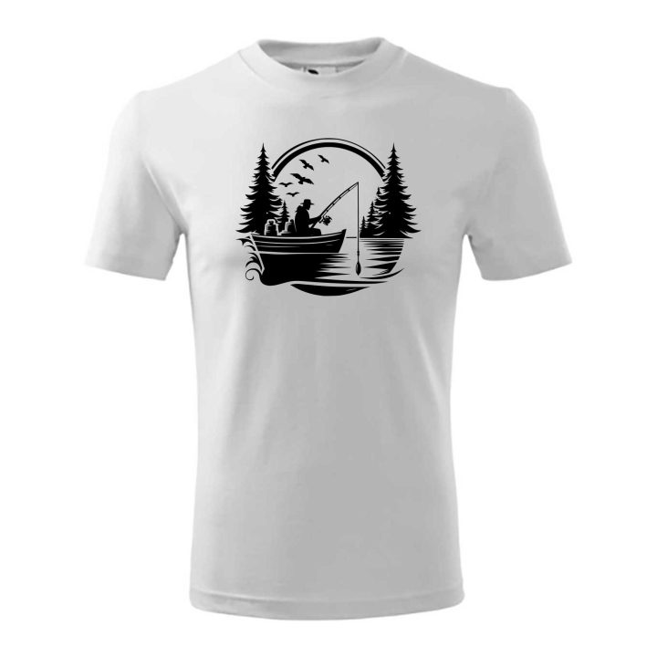 Tričko s potlačou: Rybár v prírode | bkstudio.sk | Bratislava