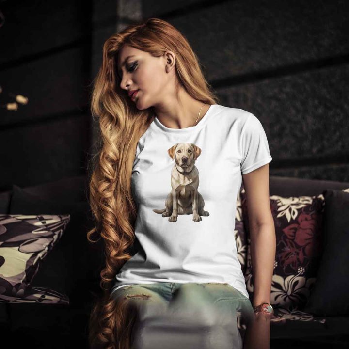 Dámske tričko s potlačou: Labrador