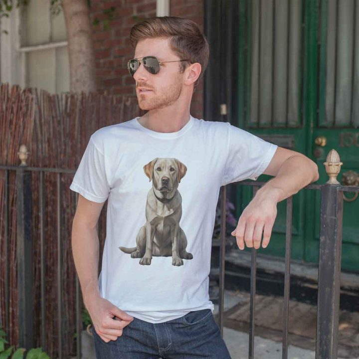 Pánske tričko s potlačou: Labrador
