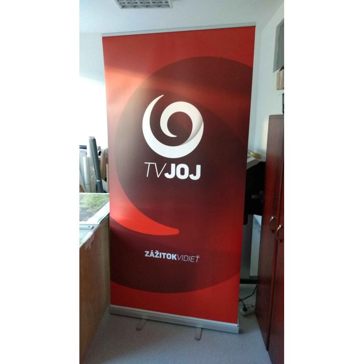 Tlač rollup pre TV JOJ